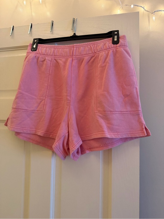 aerie Pants - aerie Pink Terry Athletic Shorts with Pockets